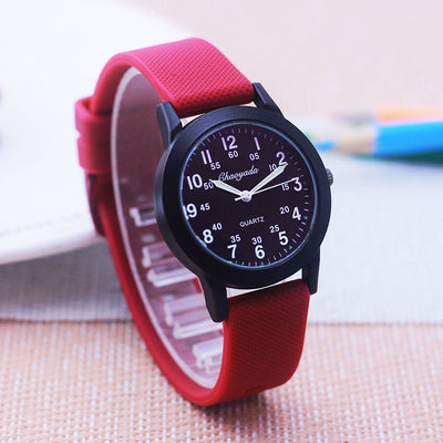 2024 New Arrival Clear Digital Belt-Point Waterproof Tide Quartz Watch