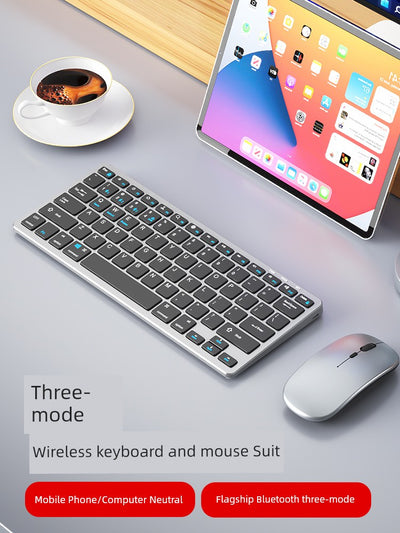 Mouse Bluetooth Tablet Girl Rechargeable Wireless Keyboard 