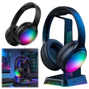 Wireless Gaming Headset Bluetooth-Compatible 5.3 with Mic Over