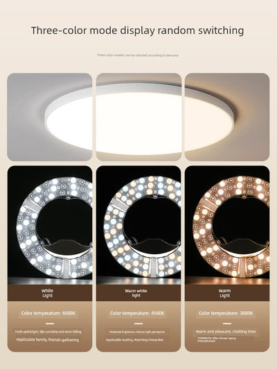 Led Remote Control Intelligent Replacement Light Source Ring Ceiling Lamp